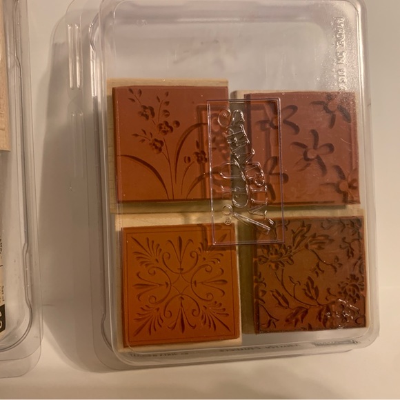 “Stamp n Up” 6 NEW Sets of 34 Red Rubber Wood Base stamps for Scrapbooking - Picture 3 of 16